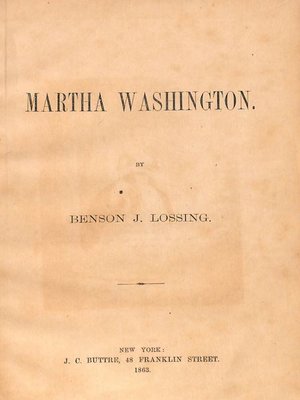 cover image of Martha Washington